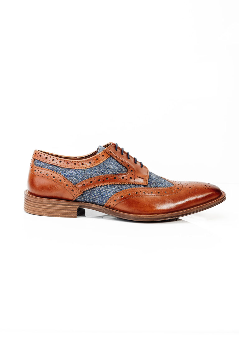 Brocton Tan Tweed Shoes