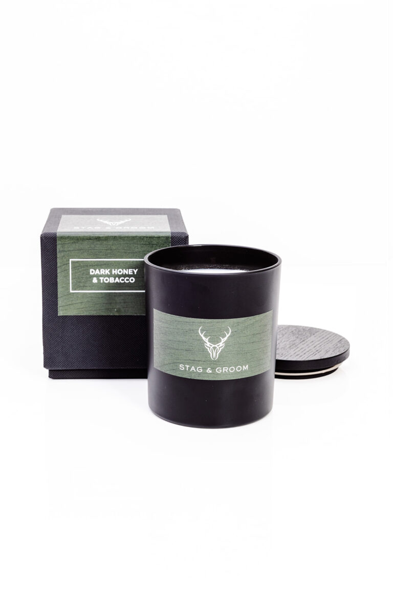 Dark Honey & Tobacco Scented Candle