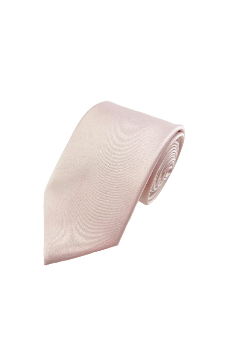 Dusky Rose Satin Tie