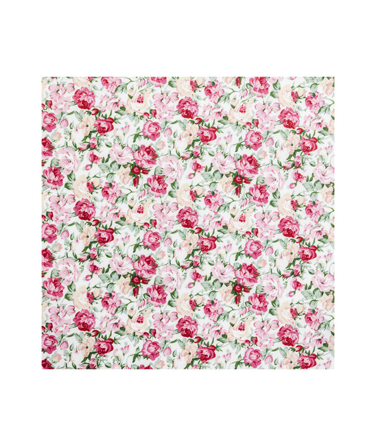 Beautiful Floral Pink Pocket Square