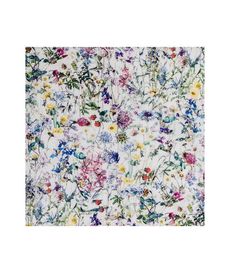 Wildflower Ivory Pocket Square