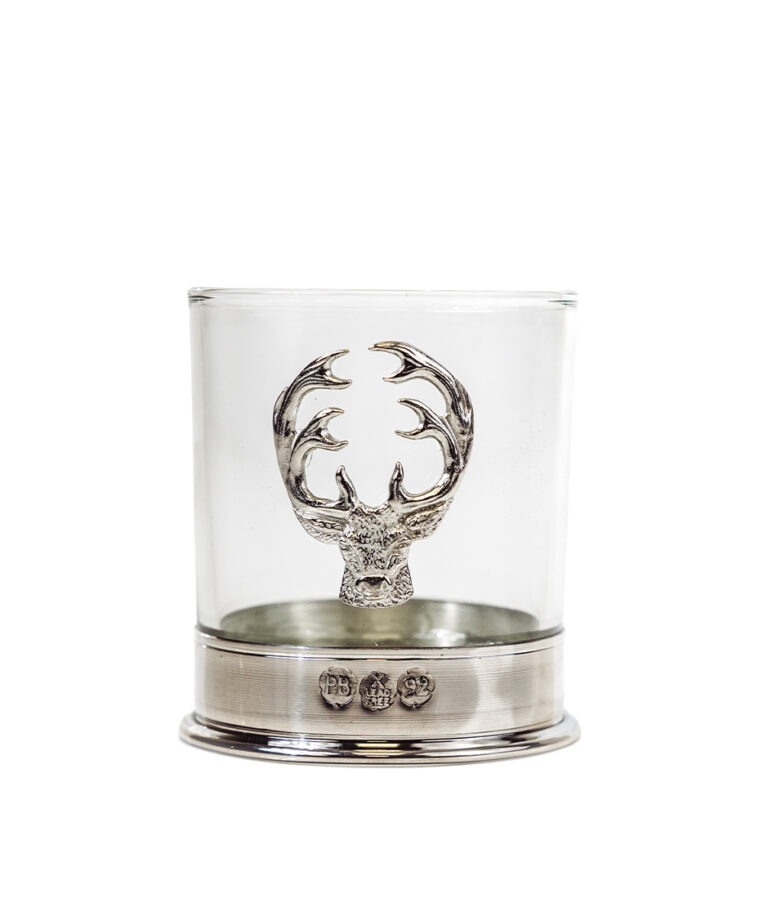 Stags Head Whiskey Glass