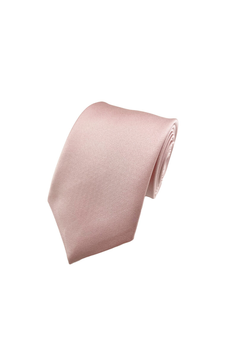 Light Rose Satin Tie