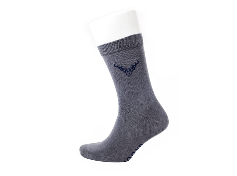 Stag & Groom Socks Charcoal