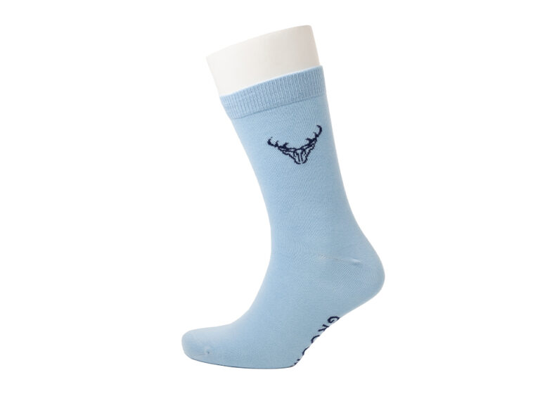 Stag & Groom Socks Sky Blue