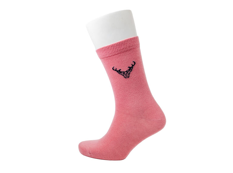 Stag & Groom Socks Pink