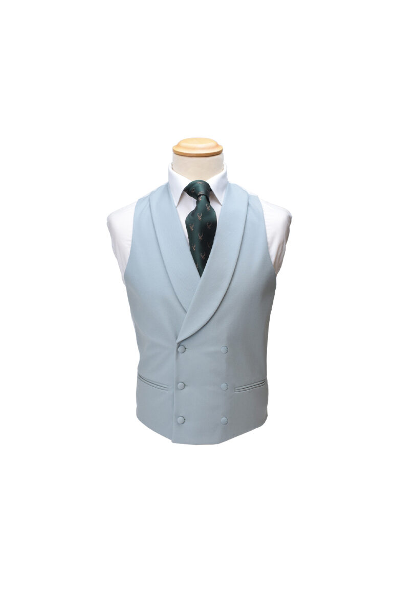 Sage Green Double Breasted Waistcoat