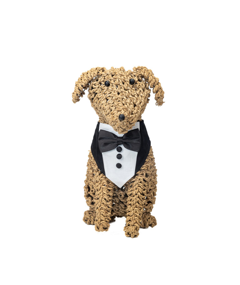 Black Dog Tuxedo Waistcoat & Bow