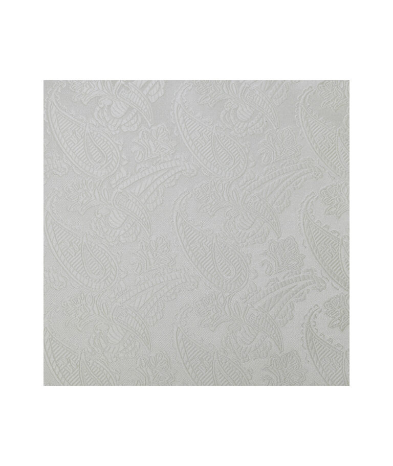 Paisley Pocket Square Ivory