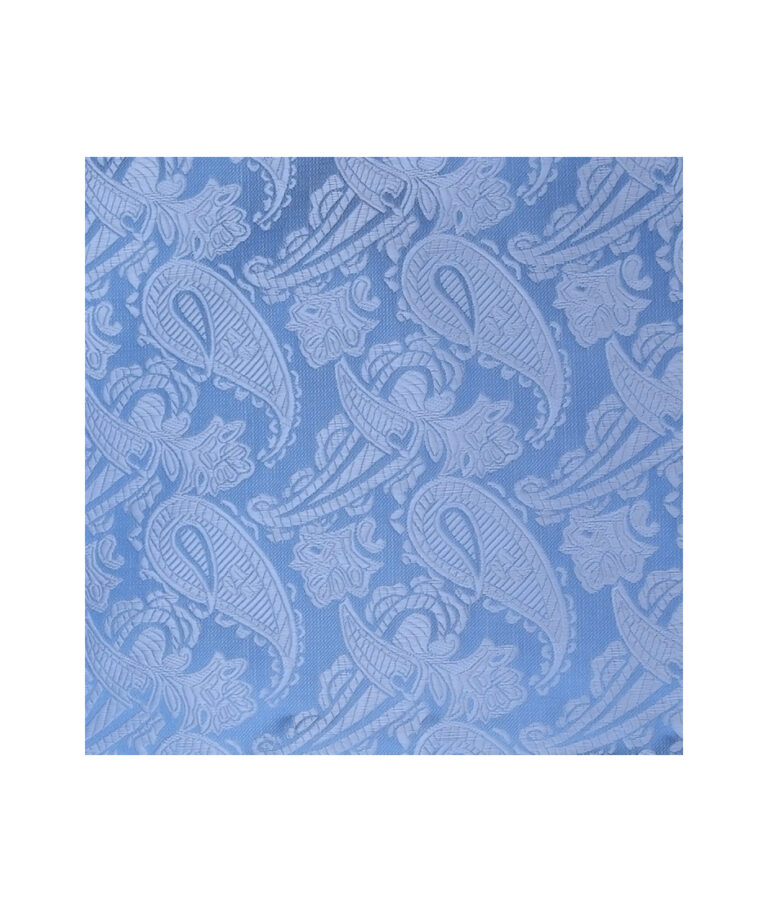 Paisley Pocket Square Sky