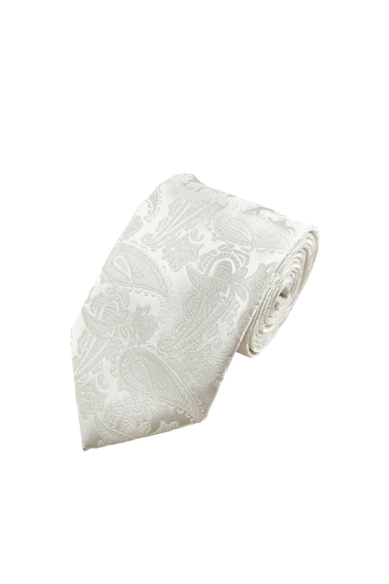Paisley Tie Ivory