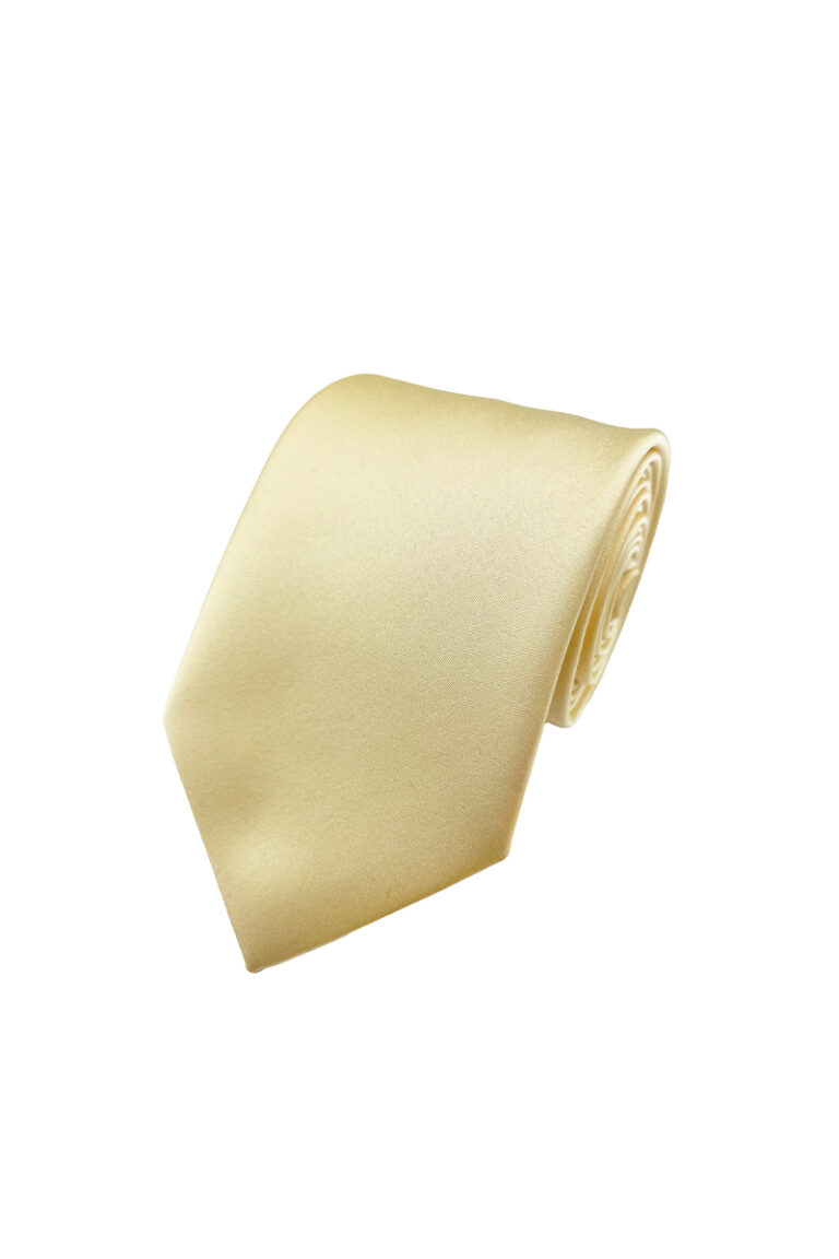 Lemon Satin Tie