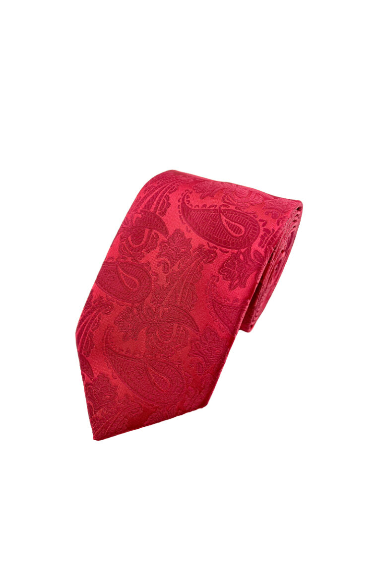 Paisley Tie Red