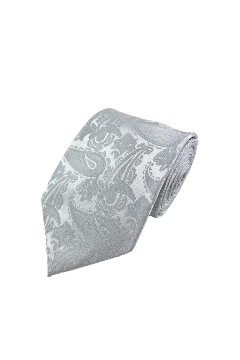 Paisley Tie Silver