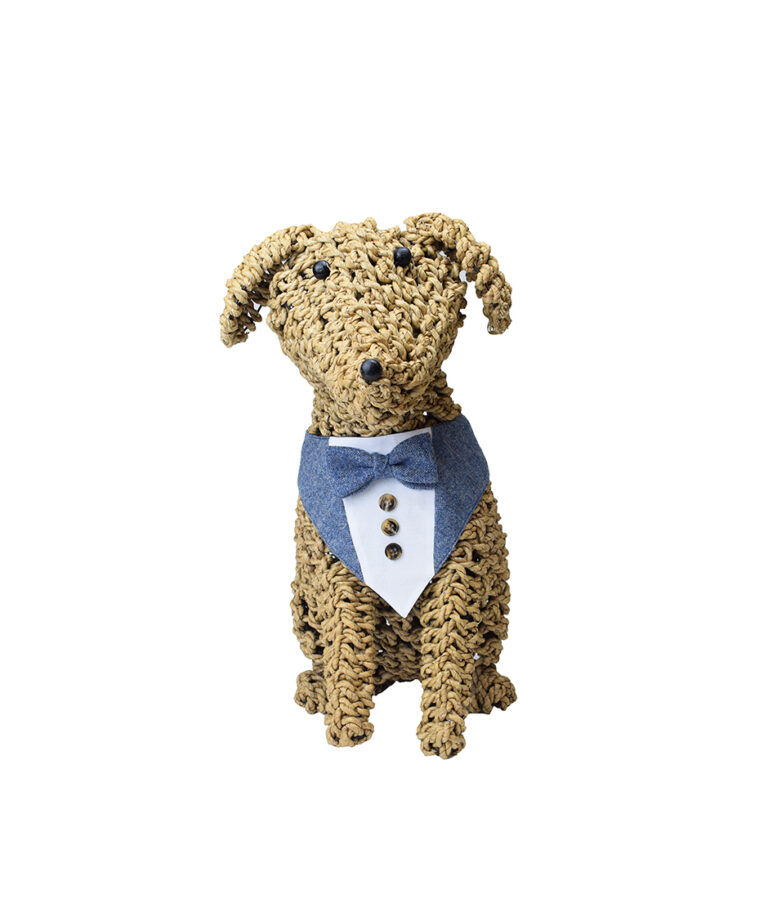 Brocton Blue Tweed Dog Waistcoat