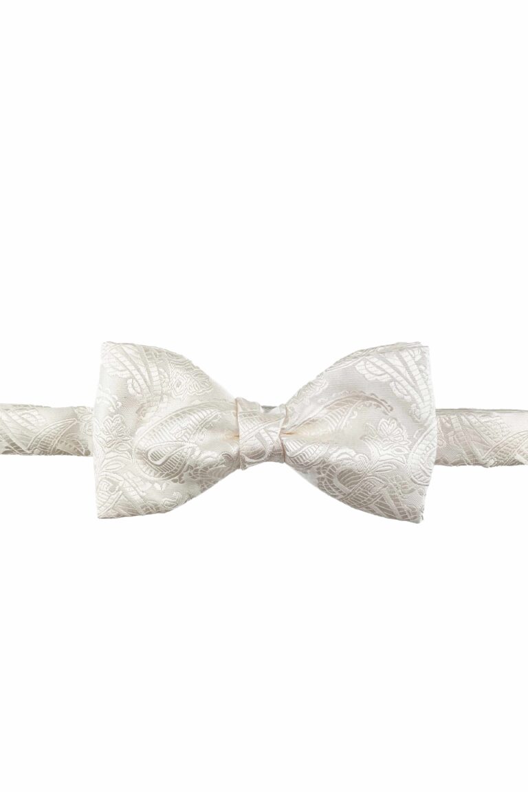 Paisley Ivory Bow