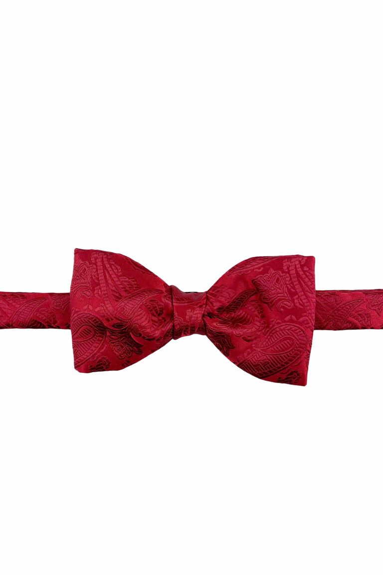 Paisley Red Bowtie