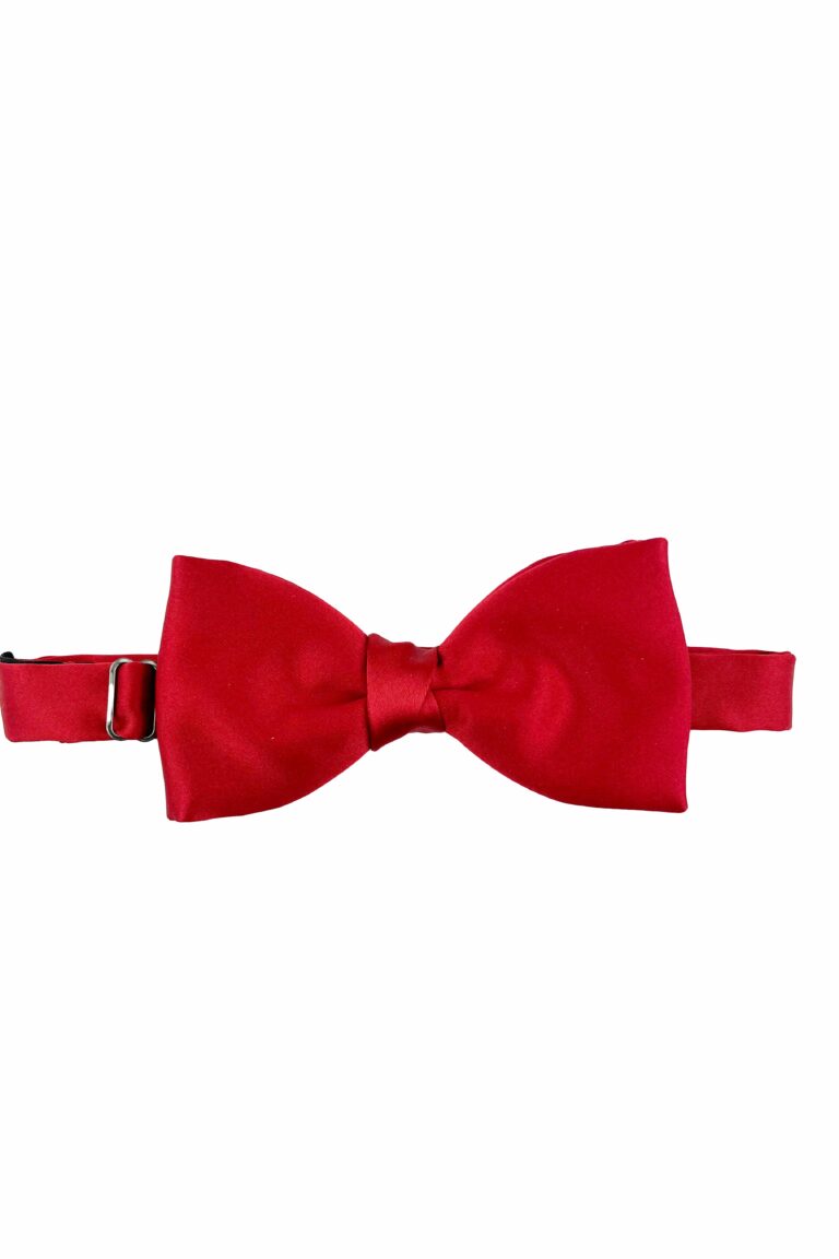 Red Satin Bowtie