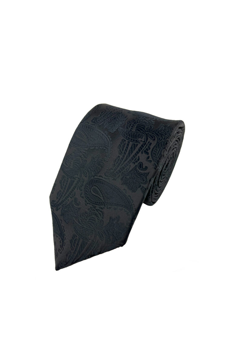 Paisley Tie Black