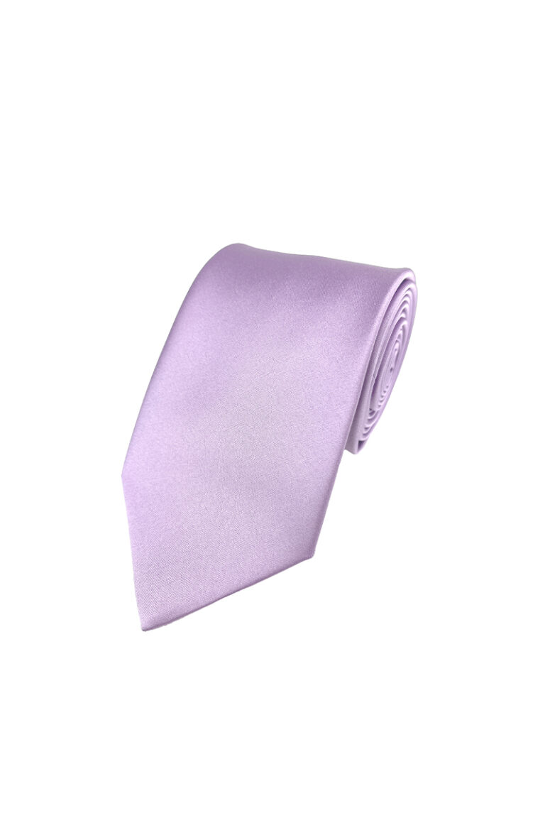 Lilac Satin Tie