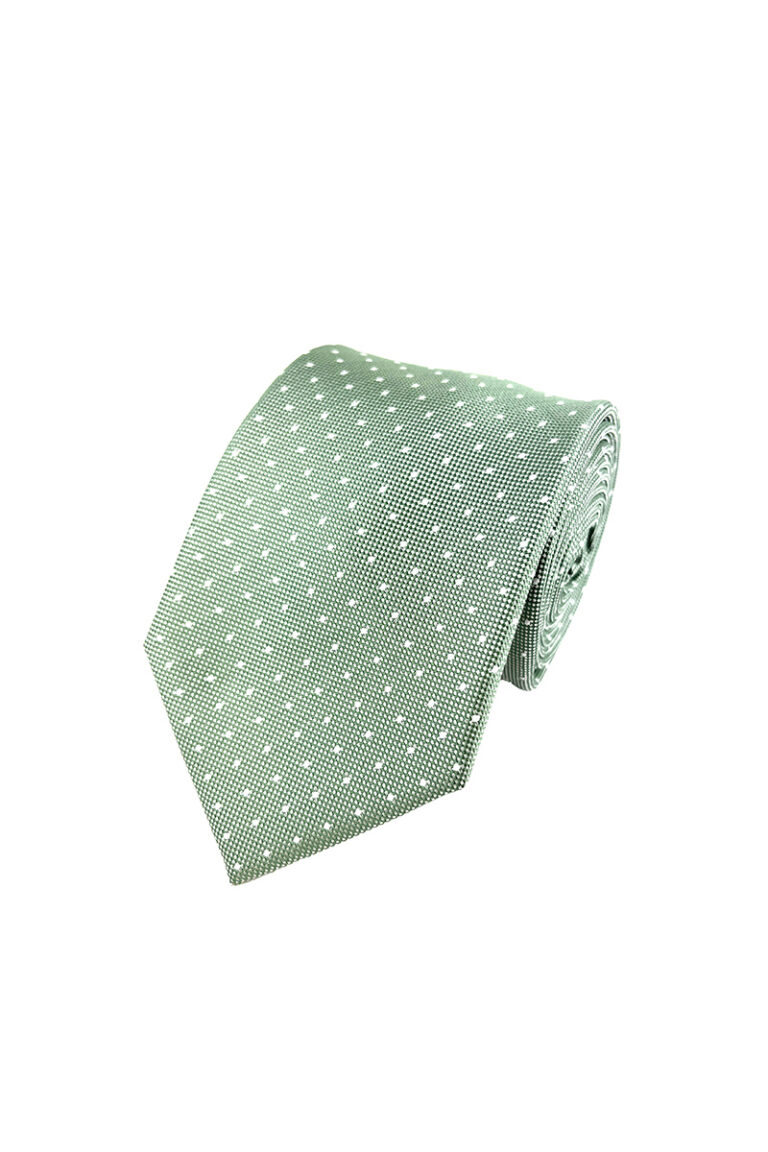 Sage Polka Dot Tie