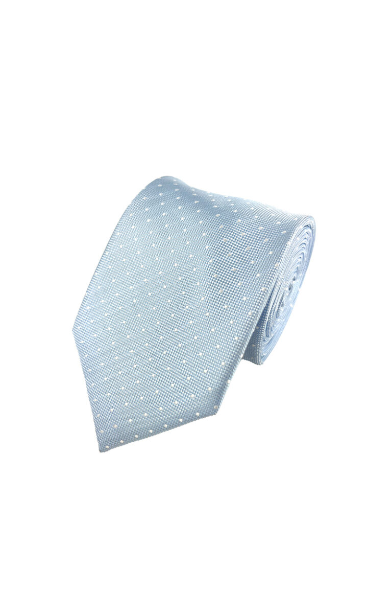 Sky Polka Dot Tie