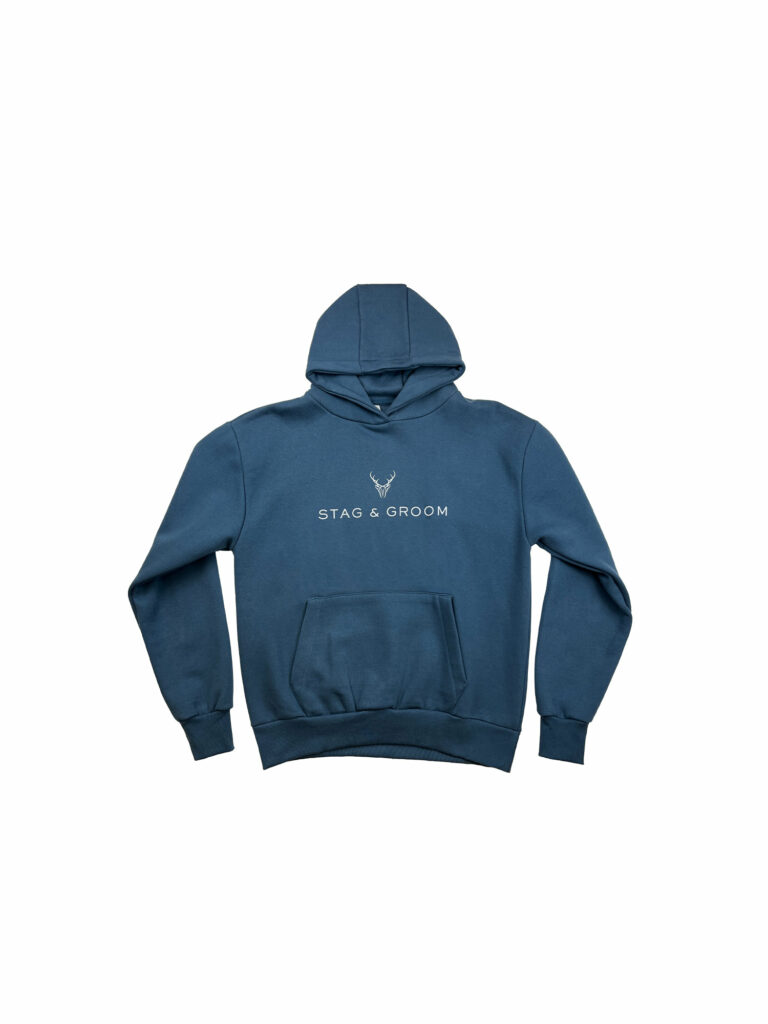 Stag & Groom Hoodie - Airforce Blue